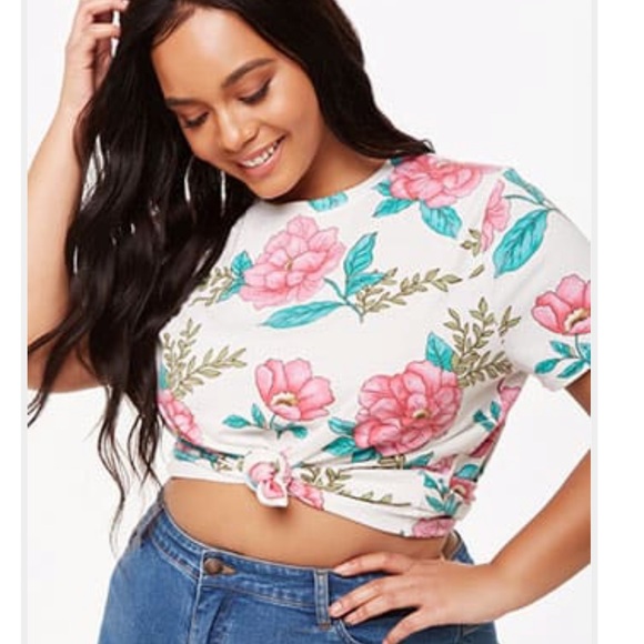 Forever 21 Tops - Vibrant Floral Tee